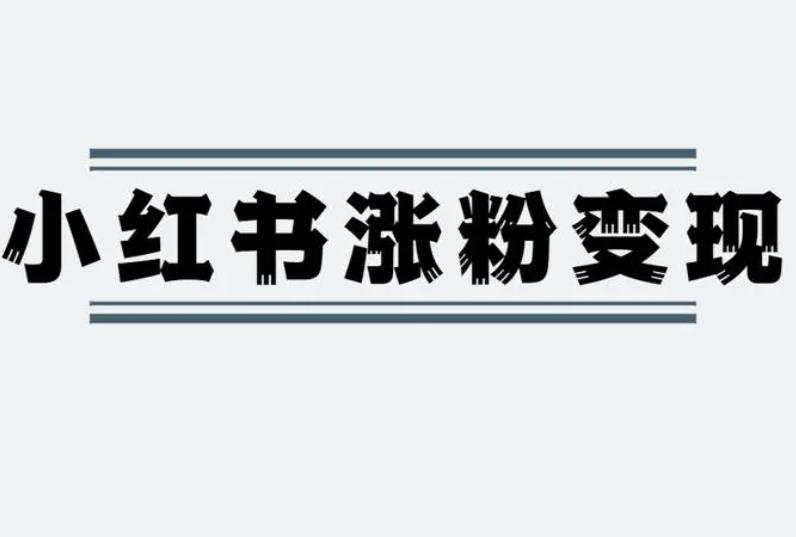 小红书涨粉赚钱,小红书真的能赚钱么