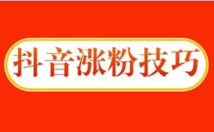 在线刷抖音怎么刷粉?抖音刷粉